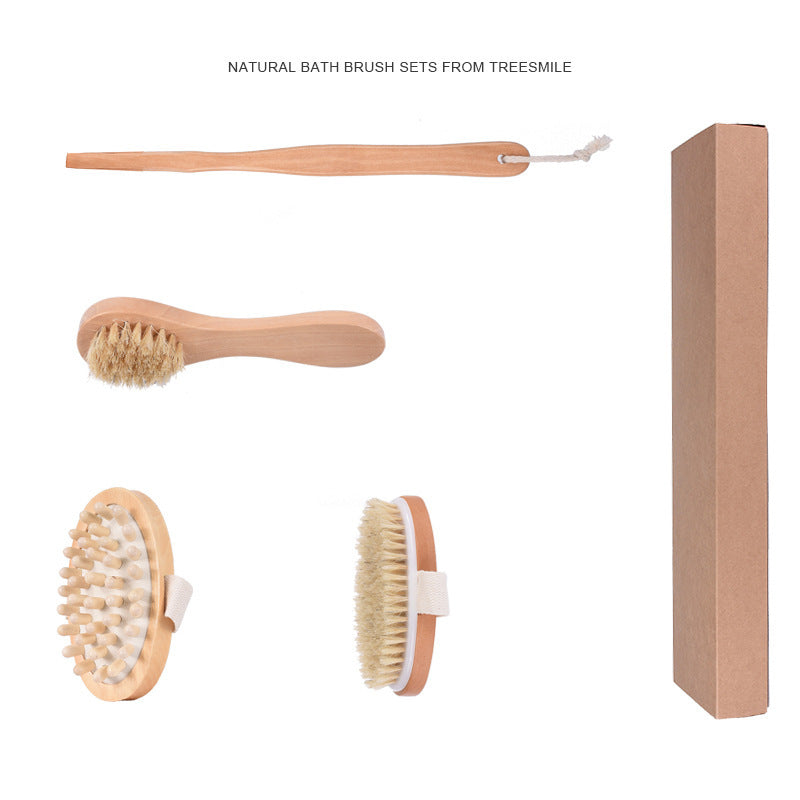 Natural Wood Bath Brush