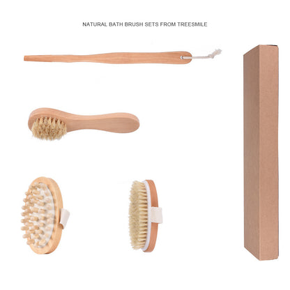 Natural Wood Bath Brush