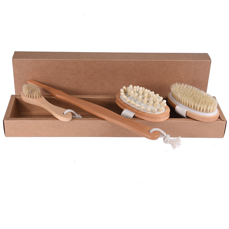Natural Wood Bath Brush
