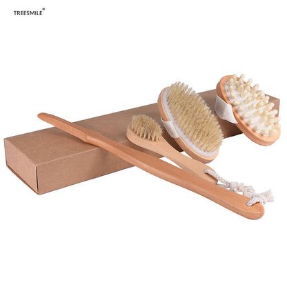 Natural Wood Bath Brush