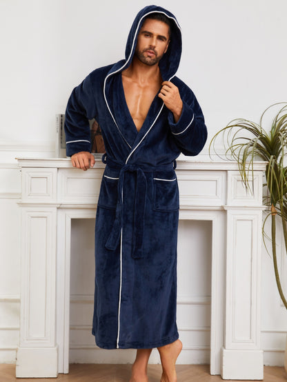 Men’s Flannel Lounge Robe