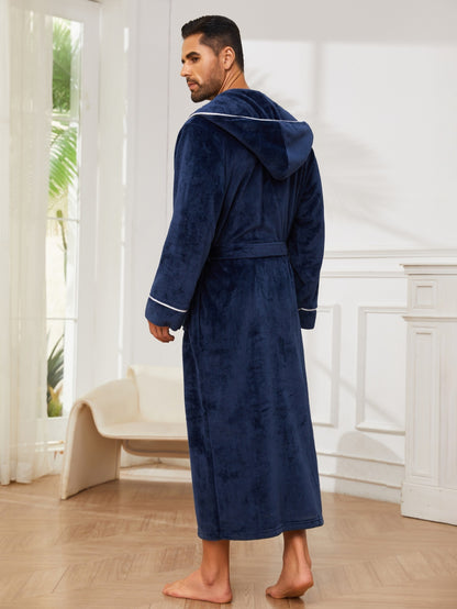 Men’s Flannel Lounge Robe