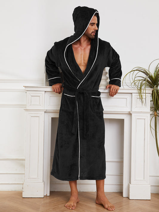 Men’s Flannel Lounge Robe